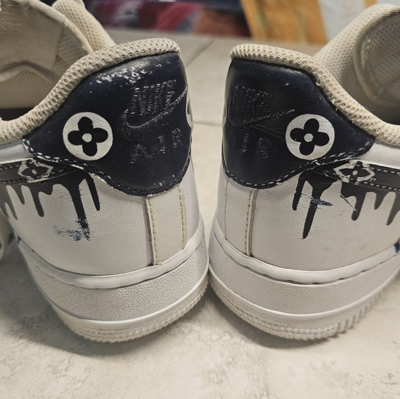 Air Force One Louis Vuitton Custom Drip Nike 8.5 - Picture 8 of 8